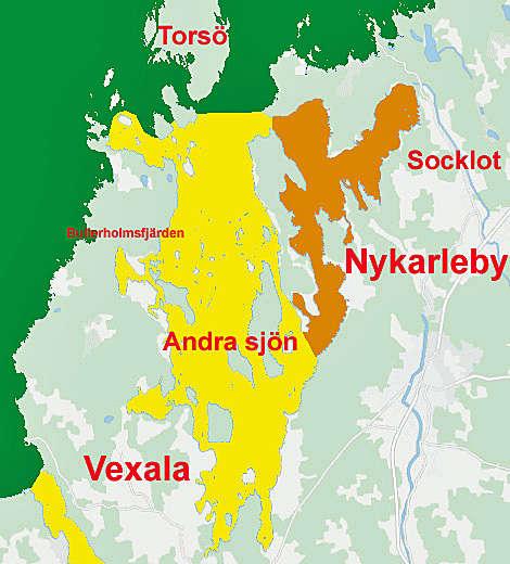 3. Bullerholmsfjärden och ekologiska tillstånd enligt klassificering år 2013 3.1 Bullerholmsfjärden I Bullerholmsfjärdens bassäng är vattendjupet maximalt 2m; med som mest ca 0,5m dy på bottnen.