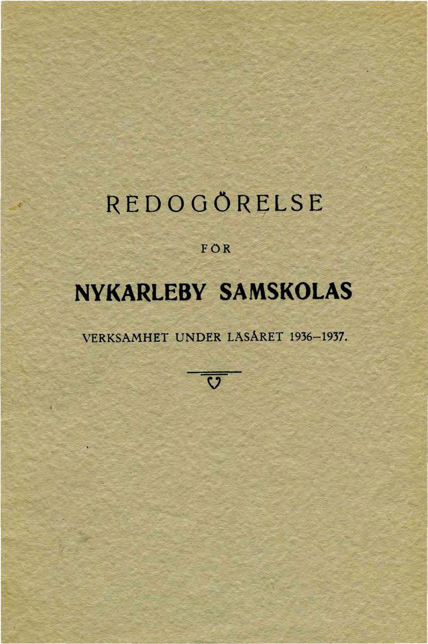RE D O O Ö R ;: L S E FOR NYKARLEBY