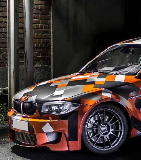 AutoMark TM 230 CarWrap-folie PRA S L UV PromoWrap kampanjfolie Den 60 μm tjocka polymerfolien är en mycket flexibel CarWrap-folie som kan användas till digitala utskrifter, där förhållandet mellan