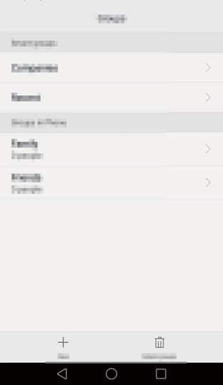 Samtal och kontakter Kontaktgrupper Organisera vänner och familj i olika grupper. Du kan skicka textmeddelanden eller e-post till alla i en grupp. Kontakter har nu också funktionen Smarta grupper.