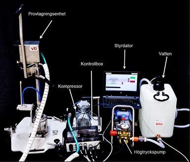 4. Metodik för utvärdering 4.1. Vägdammsförråd och joner på vägytan Vägdammsförrådet har liksom tidigare säsonger provtagits med VTI:s Wet Dust Sampler II (WDS II).