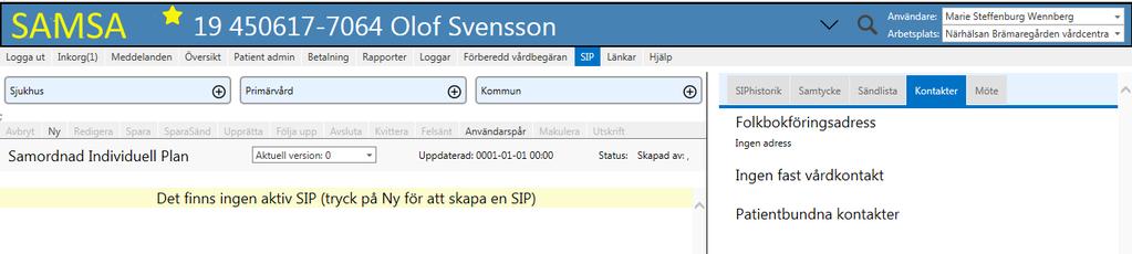 Klicka på SIP. Klicka på fliken Samtycke.