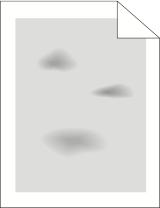 Problemlösning Symtom Möjliga orsaker Lösningar Fläckiga bilder. Papperet är för ljust eller för tunt. Välj en annan papperstyp på kontrollpanelen, i programmet och i skrivardrivrutinen.