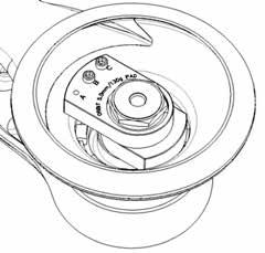 För att minska vibrationer som kan uppstå vid slipning med pad saver eller slipplatta, gör enligt följande: 1. Dra ur strömkabeln. 2. Ta bort underlagsplattan.