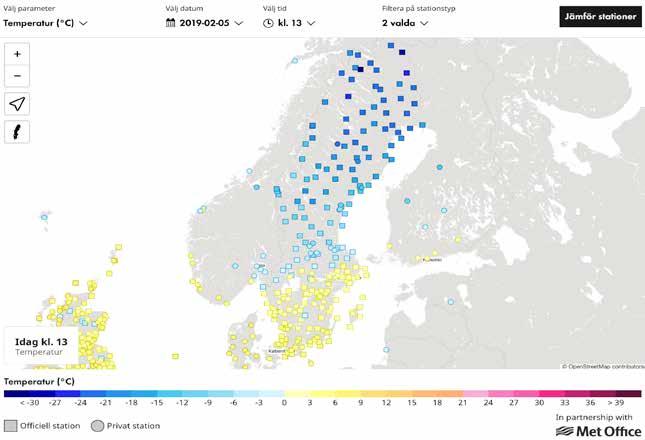 Väderprognoser för framtidens behov Under året har SMHI tagit initiativ till en förstudie med syfte att identifiera förbättringsområden inom den meteorologiska produktionskedjan.
