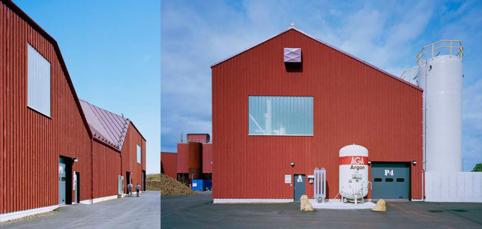 7(9) Bildexempel Nedan visas några exempel på byggnader med en karaktär som skulle kunna passa väl in i området. Bilden visar Vattenfabriken i Falun.