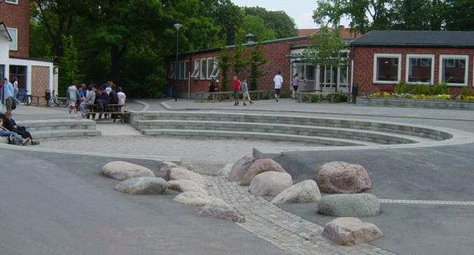 ex. parkering, gångstråk eller lekplats kan vid extrema regntillfällen, rätt utformade, nyttjas som tillfälliga översvämningsytor.