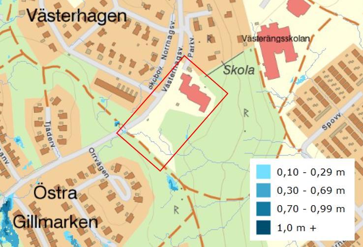 9 (16) 2.5 Länsstyrelsens lågpunktskartering Länsstyrelsen har ett internetbaserat GIS-verktyg som har karterat lågpunktsområden i landskapet.