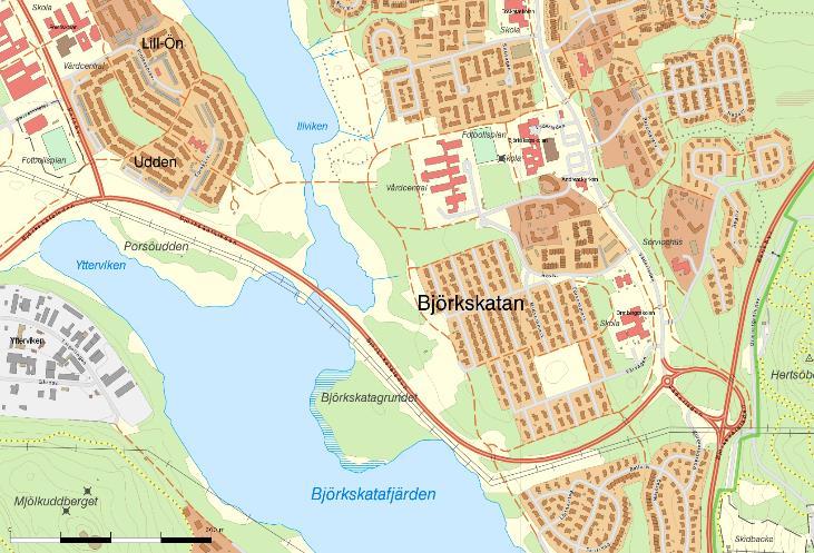 (A) är från det icke-urbana området där prover togs från