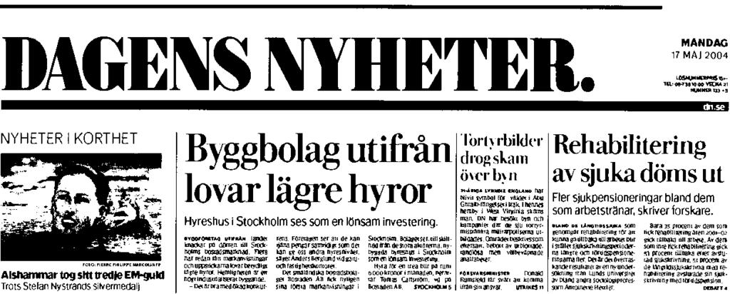 BILAGA 4 OFFENTLIG UTFRÅGNING OM