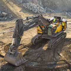 Välkommen in Volvo har nämligen lång erfarenhet av att anpassa grävmaskiner för en hel värld av märkvärdiga specialtillämpningar.