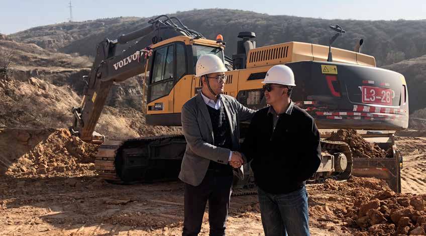 Det kinesiska företaget Jin Kai Yuan Technology & Energy Development (JKY) har dock med Volvos hjälp lyckats omvandla sin verksamhet från ett maskinuthyrningsföretag med servicetjänster för