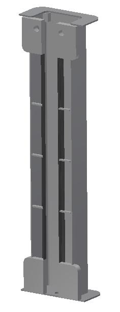 wedges. The connector is also intended to carry bending moments.