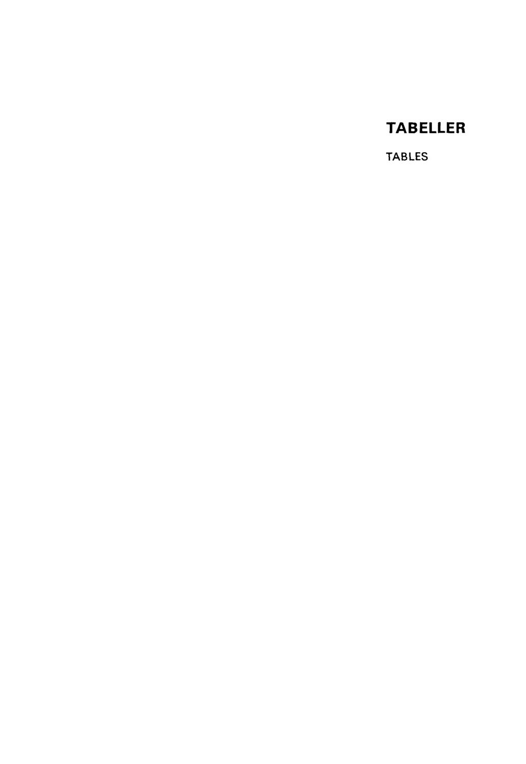 TABELLER