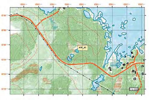 Gävle kommun Lokal 07E_03 Observationer Fyra honor observerades den 10 maj. Vattnet skulle kunna vara uttorkningsbenäget så det är inte säkert att de används som reproduktionslokal.