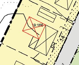 Exempel: Fastigheten på ca 900 m 2 har en befintlig bebyggelse på totalt ca 180 m 2.