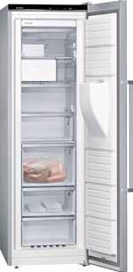 vatten, 187 cm KS36WBI3P Kylskåp, bredd 60 cm iq700, rostfri easyclean hyperfresh-låda för längre hållbarhet Dispenser för kallvatten med belysning och aquastop