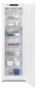ENN3054EFW A++, 39 db Volym kyl/frys: 207/60 l SlidingDoormontering av luckor FreesStore-fläkt i kyl med TasteGuard-filter Automatisk avfrostning av frys TwinTech-system Elektronisk Touch LED lampa
