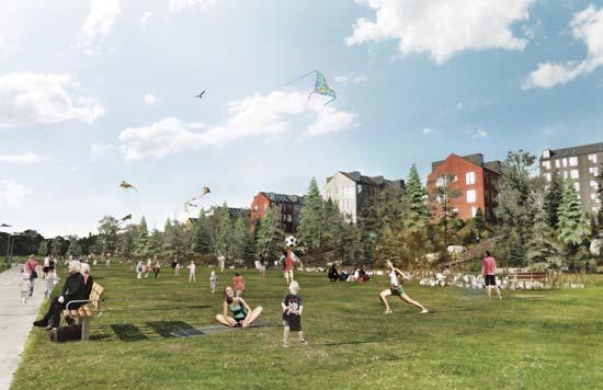 Åtgärder för att uppnå: en aktiv stadsdel Nedan beskrivs övergripande åtgärder, exempelvis strategiska dokument, som ska tas fram för att uppnå framtidsbilden för Wättingebacken: Aktivt Området ska