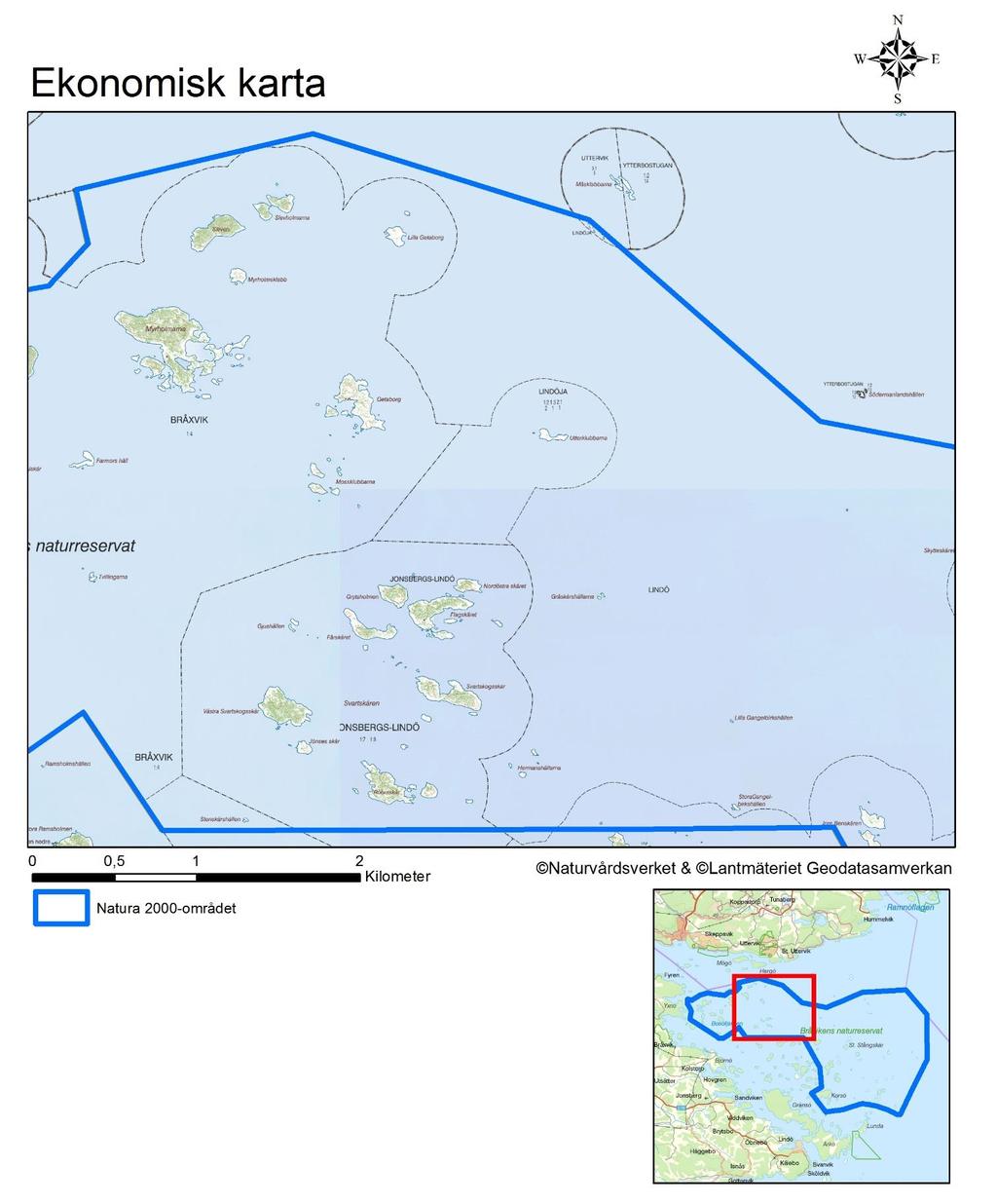 Natura 2000-område Natura 2000-kod Diarienummer Sida 51 av 83 Fastighetskartan över