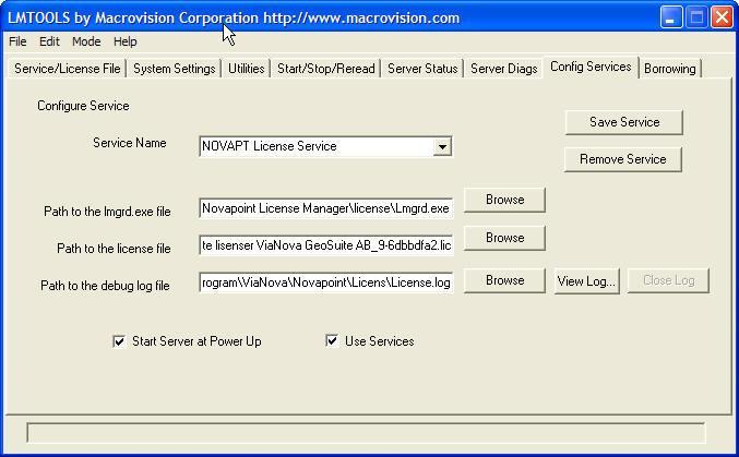 Installation av låsserver Programvara för installation av låsserver finns i mappen License\Novapoint License eller om nedladdning skett på motsvarande plats i komprimerad mapp. Kör Setup.exe.