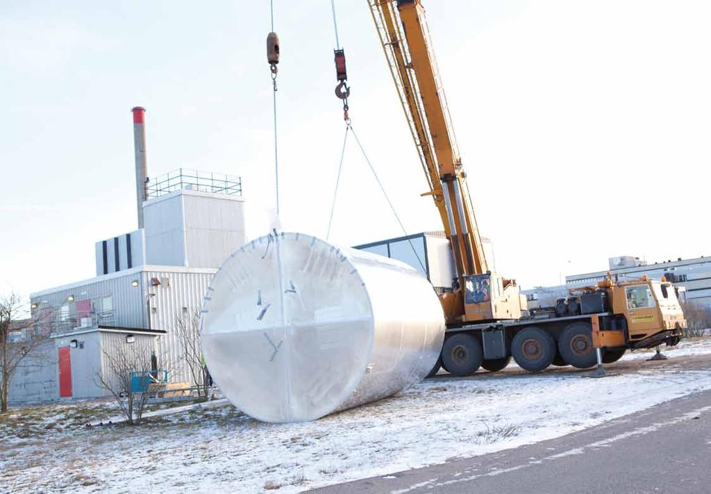 22 Verksamhet I slutet av år 2010 installerades en så kallad bioreaktor för nedbrytning av organiska ämnen i Ringhals sanitära avloppsreningsverk.