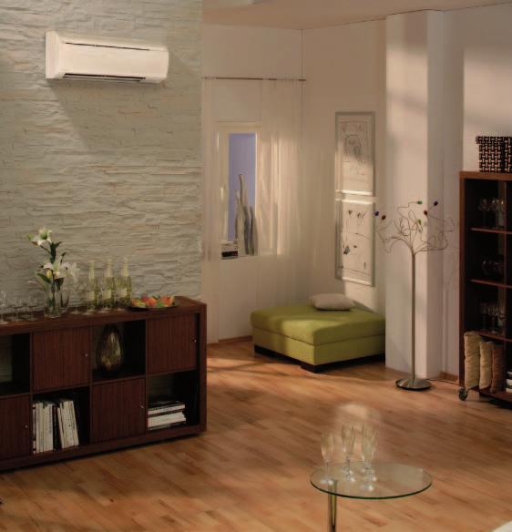För alla hem, för alla rum Daikins väggmonterade enheter har en modern design, är extremt tysta, energieffektiva och skapar ett mycket komfortabelt klimat i vardagsrummet, köket och sovrummet, dag