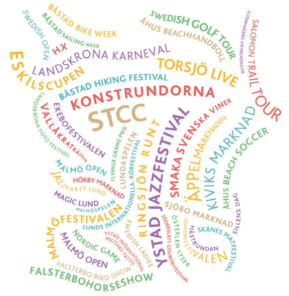 Denna trycksak är svanenmärkt och tryckt på rent returpapper (Cyclus offset). 2019 Arrangerar du ett evenemang i Skåne och vill ha stöd i hållbarhetsarbetet?