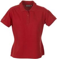 45% BOMULL, 55% POLYESTER INTERLOCK, 240 G/M 2 900 SVART, 400 RÖD, 600 MARIN S-XXXL / XS-XXL PRIS >10 ST: 349 KR SIMON 2535017 / SOPHIE 2525013 Herr- och dampiké med öljettdetaljer på