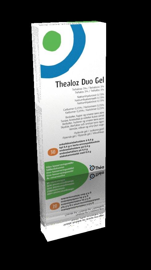 Med karbomers viskösa egenskaper ger Thealoz Duo Gel långvarig symtomlindring.