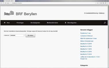 ) Man matar alltså in det i rutan Lösenord (bilden nedan t.v.) och då dyker den sökta texten upp (bilden t.h.) Enkelt, eller hur? Men vad kan gå fel?