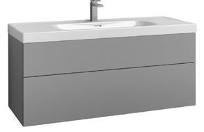 BADRUMSINREDNING ÖVREPLAN - 120 CM Vårt Val Vårt val av badrumsinredning är Svedbergs möbelserie Forma i grått. SPEGELSKÅP IMAGO Med LED-belysning.