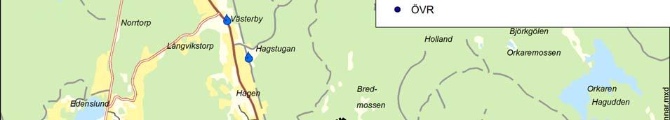 Forsaåsen tillhörande Zinkgruvan-området är en del av åsen som löper från strax norr om Nedre Knalla upp