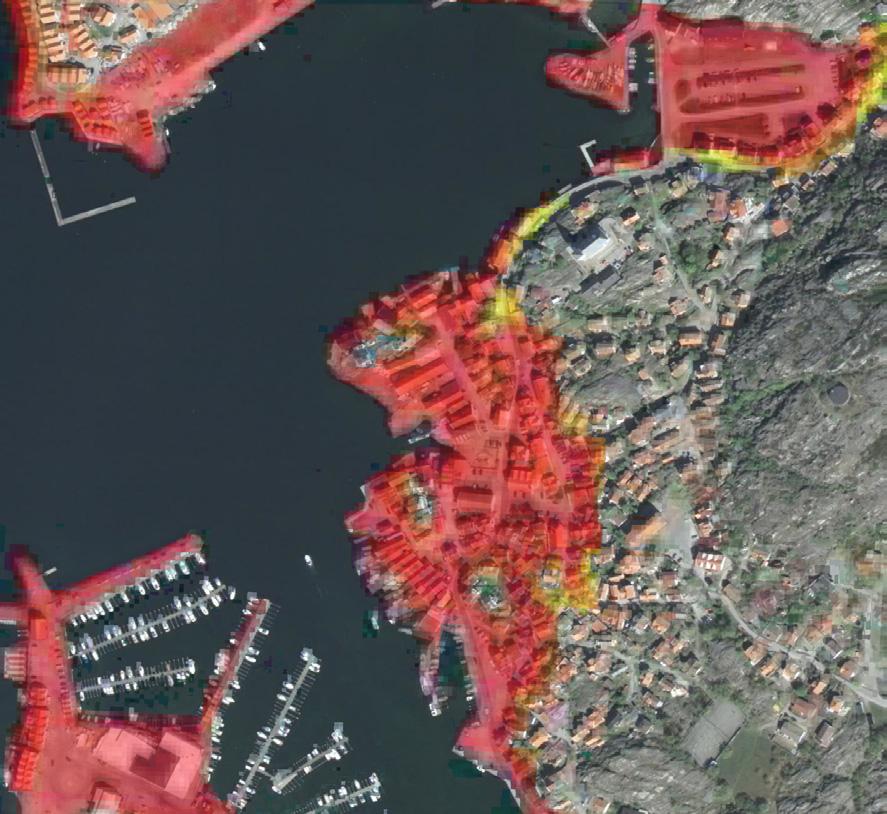 HÄLSA OCH SÄKERHET Geoteknik Befintliga villor är grundlagda på berg, varför inga stabilitetsproblem föreligger för dessa (referens 7).