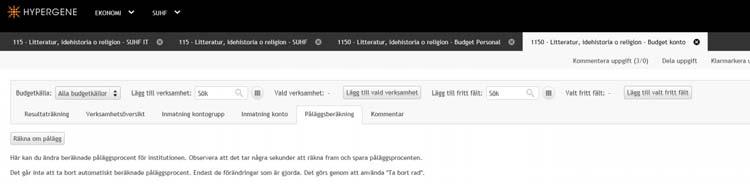 Påläggsberäkning Panoramabild
