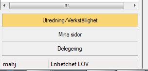 Personbilden 1. Välj Utredning/Verkställighet när du kommer in i Procapita. 2.