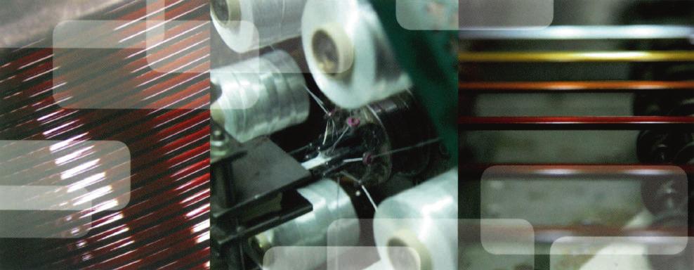 171 ÖVERSIKT PROFILTRÅD Koppar Process Emaljering Glas omspinning Blandgarn Epoxy impregnering Tejp omspunnen Tejp omspunnen isolering PE(I) + PAI Glasfibergarn omspinning Epoxy PET/Mica Kapton (CR)