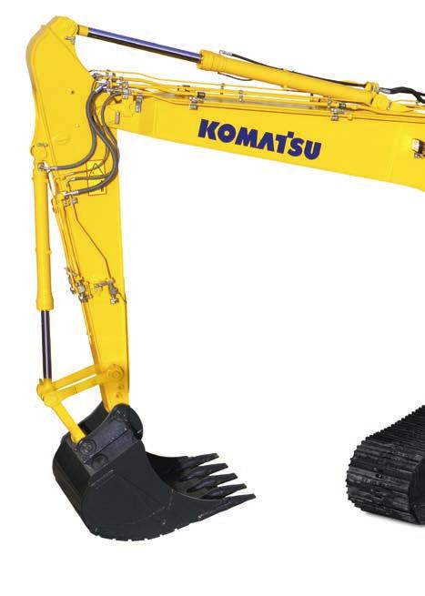 En översikt Komatsu streck 8 bandgående grävmaskiner har satt en ny global standard för anläggningsmaskiner.