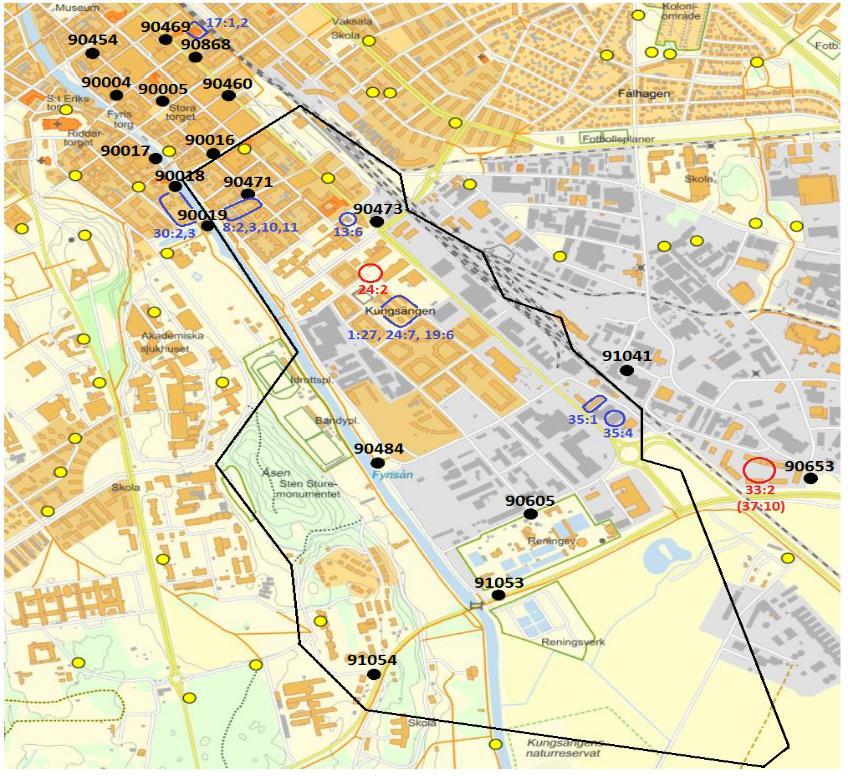 3. METOD I detta kapitel beskrivs det geografiska område arbetet berört samt från vilka punkter relevant data hämtats. Kapitlet behandlar även metodiken med avseende på samtliga frågeställningar. 3.