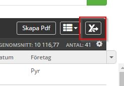 användaren har. Klicka på tabellikonen för att ställa in om denna information ska visas på raderna i sökresultatet.