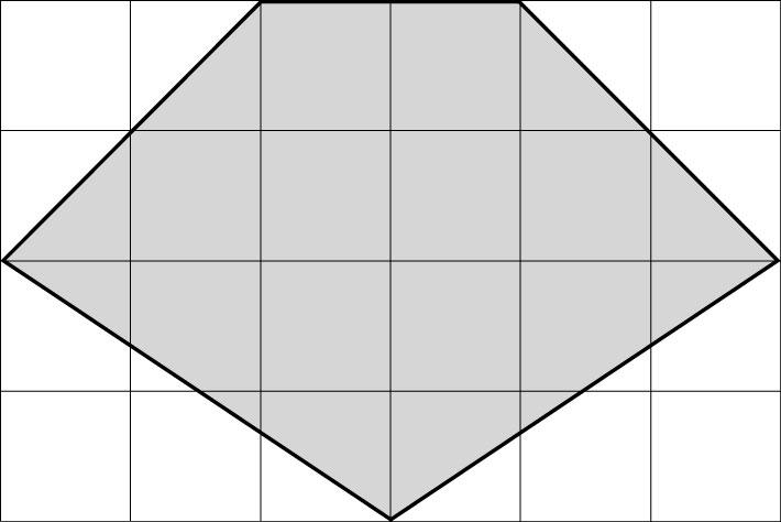 Båda figurerna är polygoner sammansatta av två likadana likbenta trianglar. Den vänstra polygonen har sex spetsiga vinklar varav fyra är lika stora.