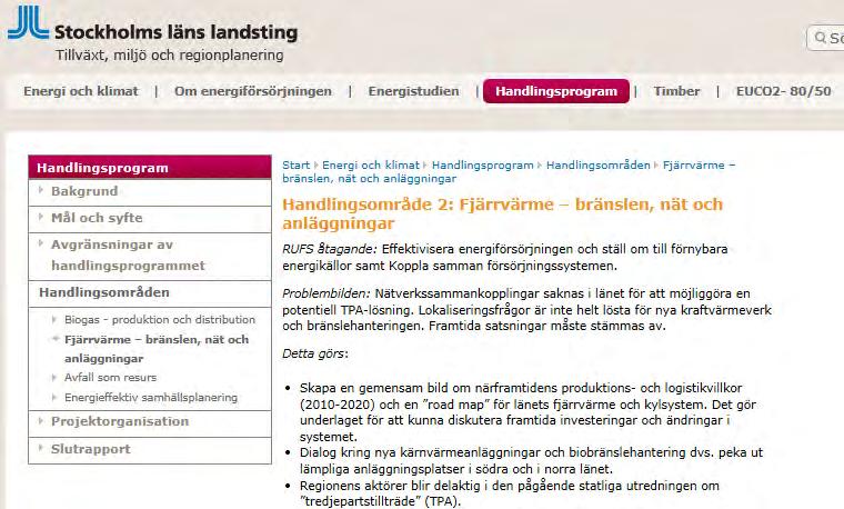 Vad görs i regionen?