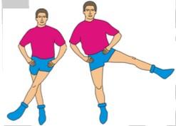 Låt sedan muskeln slappna av i 5-10 sekunder. Stretcha ho terna O ning 1. Ligg så nära väggen du kan och placera vänster ben mot dörrkarmen. 2. För försiktigt benet ut åt sidan. 5. OBSS: Vanligt el: Höger benet är för böjt och magen är inte tillräckligt spänd.