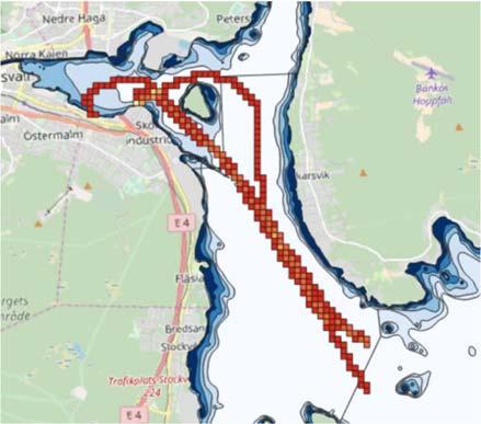 Trafik till oljehamnen