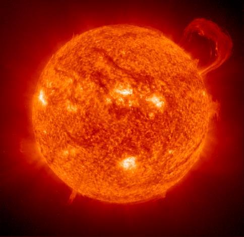 Solenergi Solen som energikälla är ~200 gånger större än vind, vatten, vågor, tidvatten, biomassa och geotermiska källor tillsammans Tre veckor av solsken
