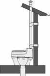 nr 1227-01) Separett Villa 9020 är en urinseparerande toalett som kräver en behållare under golvet (medföljer ej). Behållaren måste av tömningsskäl kunna nås utifrån.