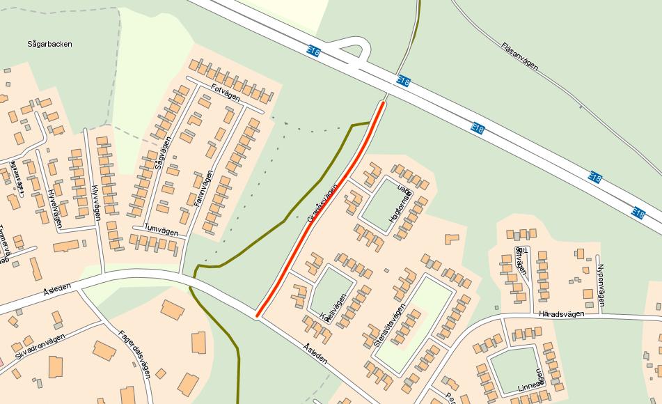 Håbo kommuns lokala trafikföreskrifter om hastighet på Granåsvägen; beslutade den <beslutsdatum>. Håbo kommun föreskriver med stöd av 10 kap.