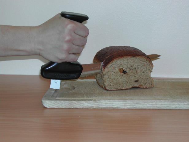 kraftgrepp Stor vinklad kniv