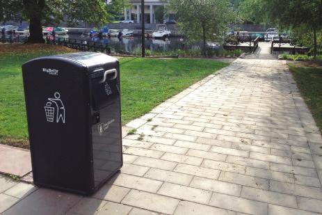 STOCKHOLM Norrmalm - Effekten av BigBelly Färre tömningar med -97%