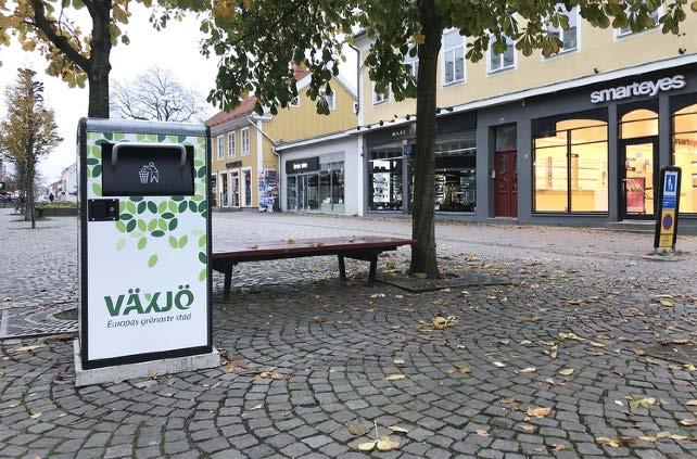 mätning och sortering av skräp blir